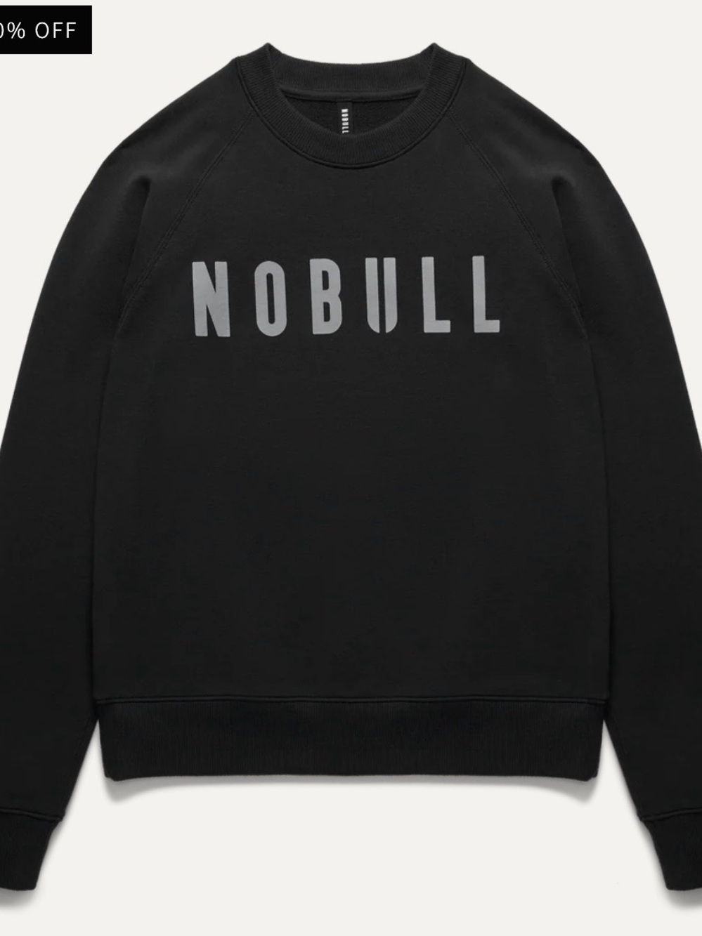 NOBULL Black Crewneck Sweatshirt